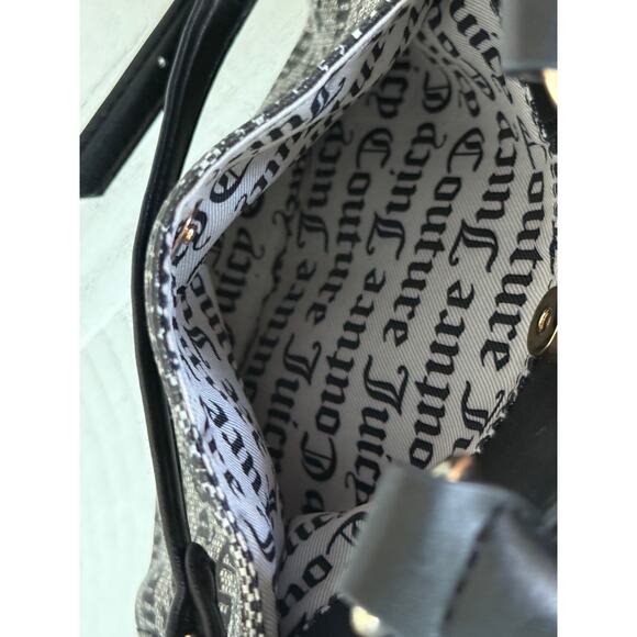 Juicy Couture Black & Grey Mini Tote Bag - Picture 7 of 9